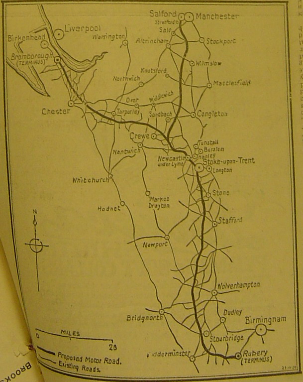 1929 motorway proposal