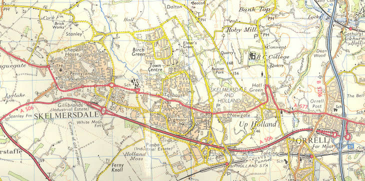 Original A506 route