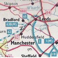 A638(M) Bradford South Radial Motorway