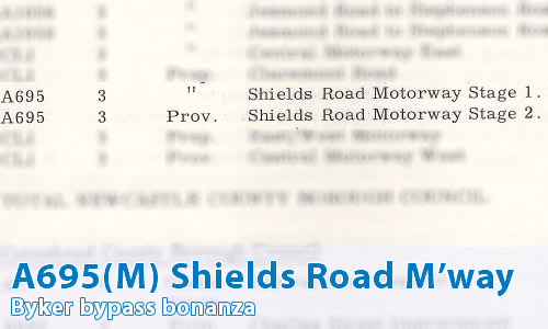 A695(M) Shields Road Motorway